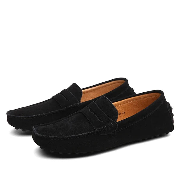 AMALFI CLUB SUEDE LOAFERS