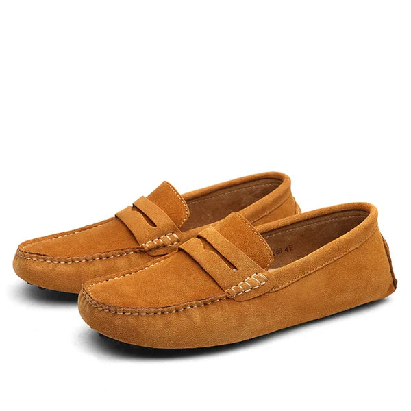 AMALFI CLUB SUEDE LOAFERS