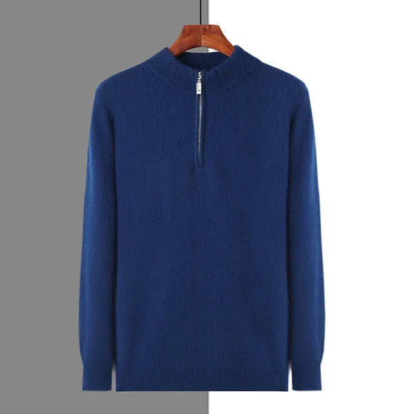 BELGRAVIA 100% CASHMERE ZIP UP
