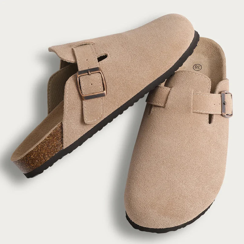 TUSCANY SUEDE CLOGS