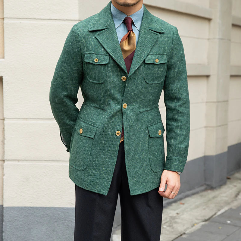 LISBON TAILORED UTILITY COLLAR JACKET